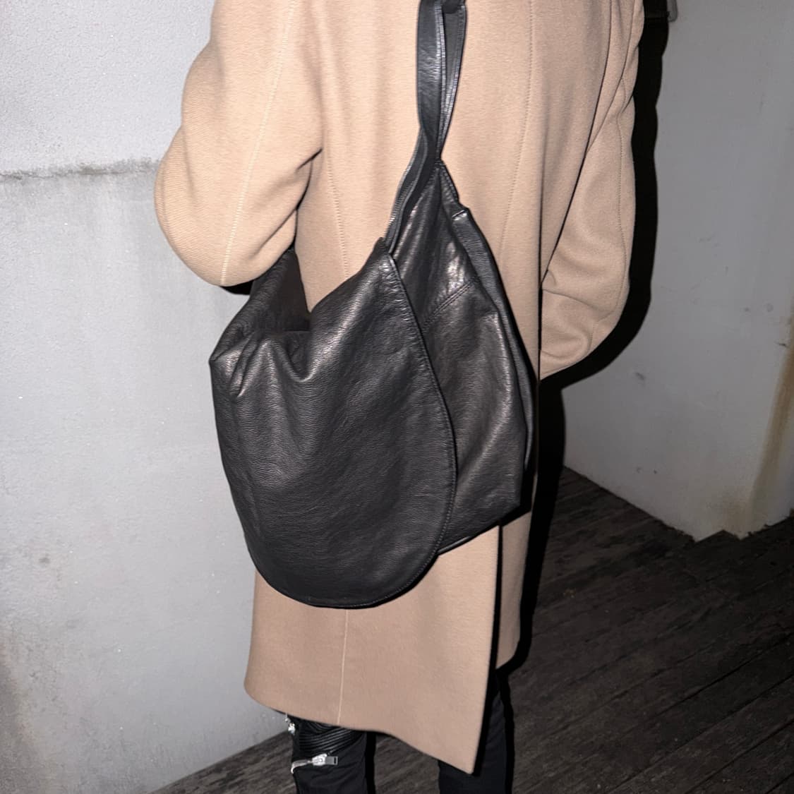 시스템 레더 백 상품이미지1