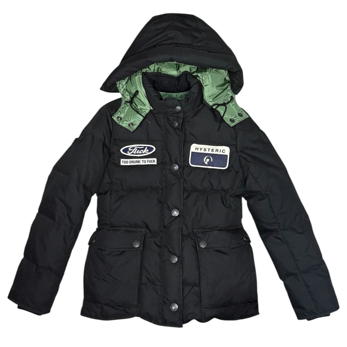 히스테릭 글래머 아카이브 히스걸과 fuk 패치 헤비 패딩 자켓 상품이미지1