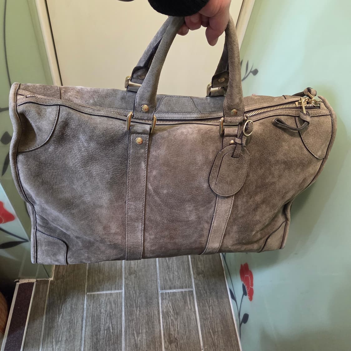 구찌 스웨이드 보스톤 백 상품이미지1