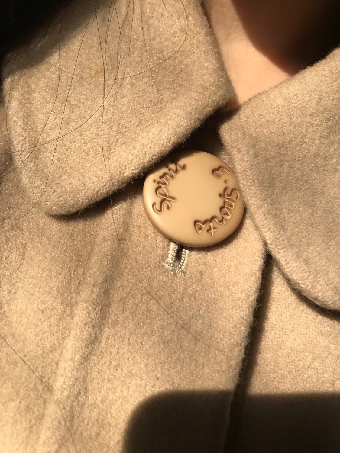 프린세스라인 베이지 코트 상품이미지4