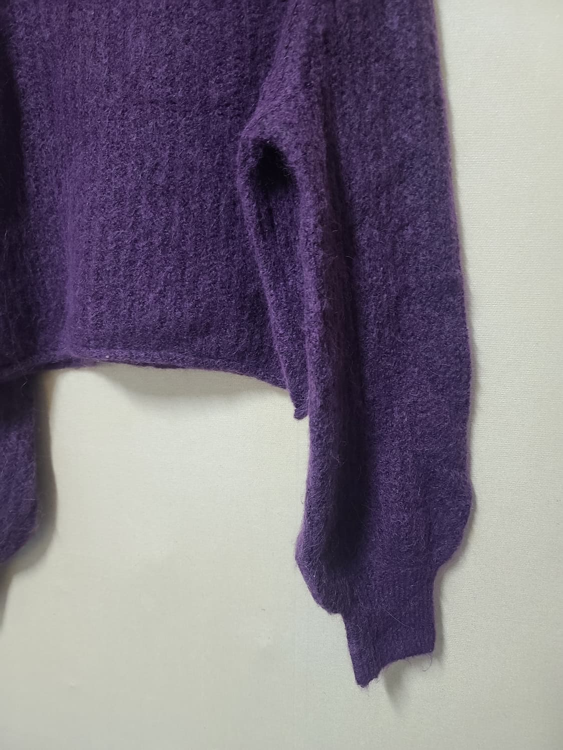 새옷 자라 알파카 혼방 크롭 니트 상품이미지3