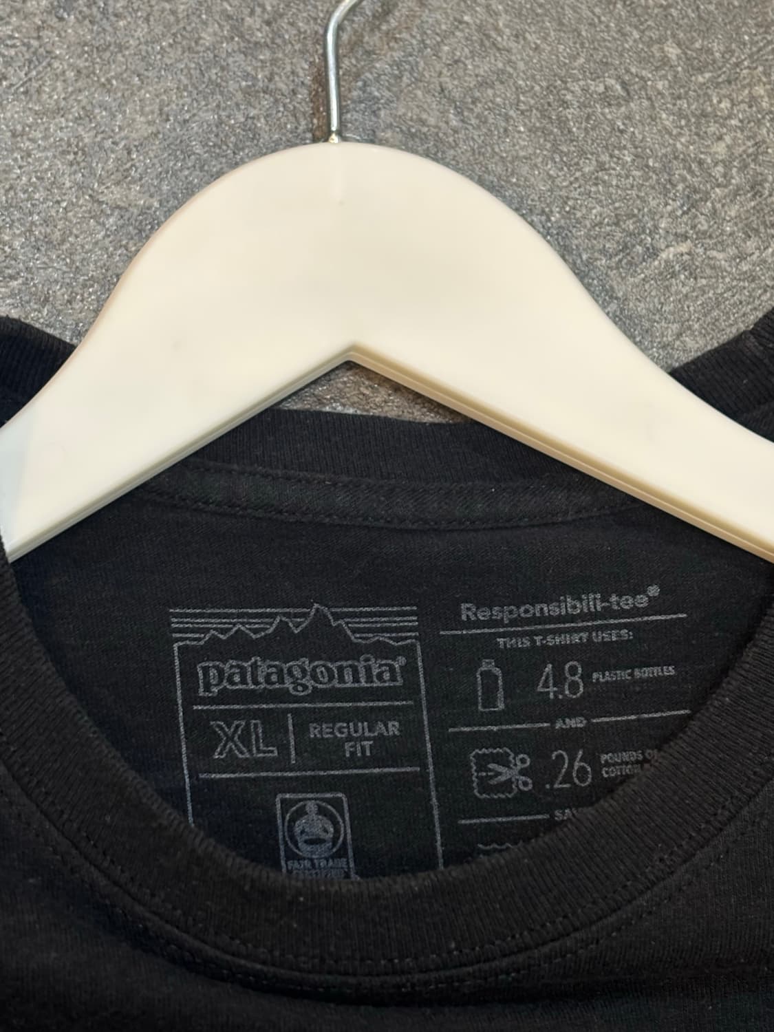 파타고니아 반팔 티셔츠 블랙 XL사이즈 상품이미지5