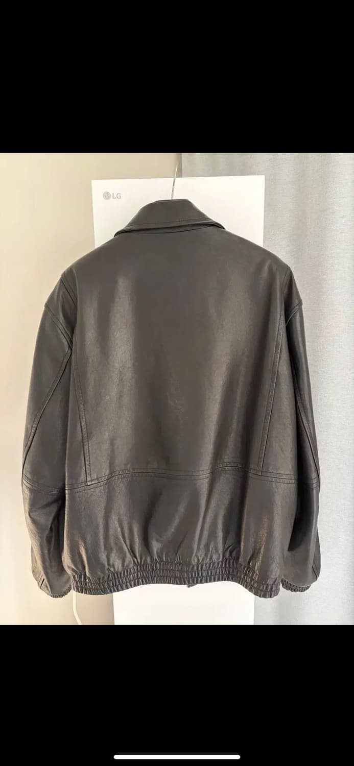 인사일런스 베지터블 레더 플라이트 자켓 L 상품이미지4