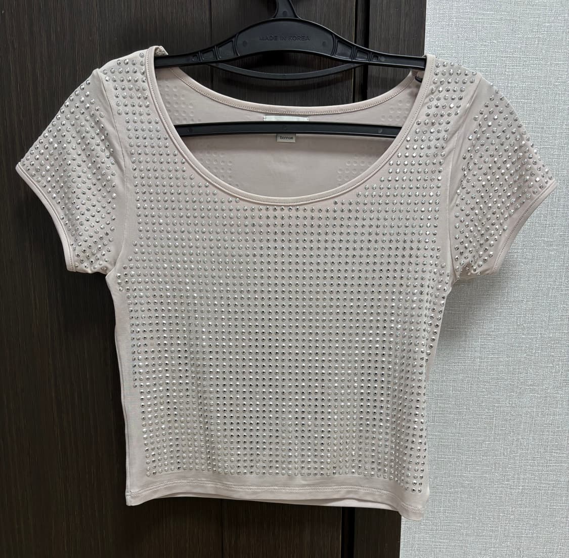 본네 핫픽스 크롭탑 1사이즈 상품이미지1