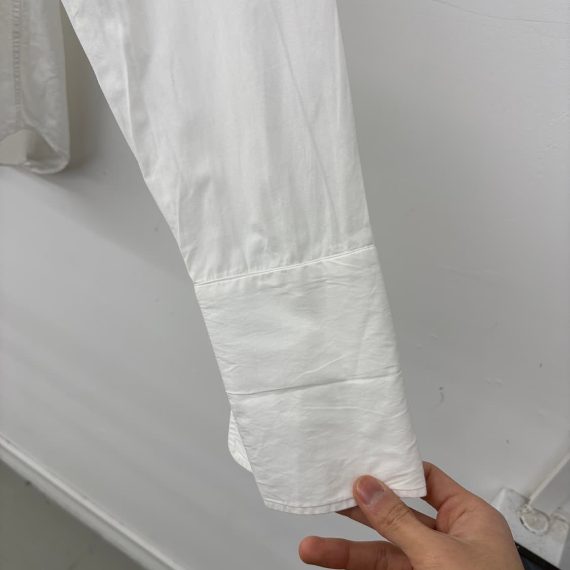 엠포리오 아르마니 화이트 셔츠 남성 M 상품이미지3