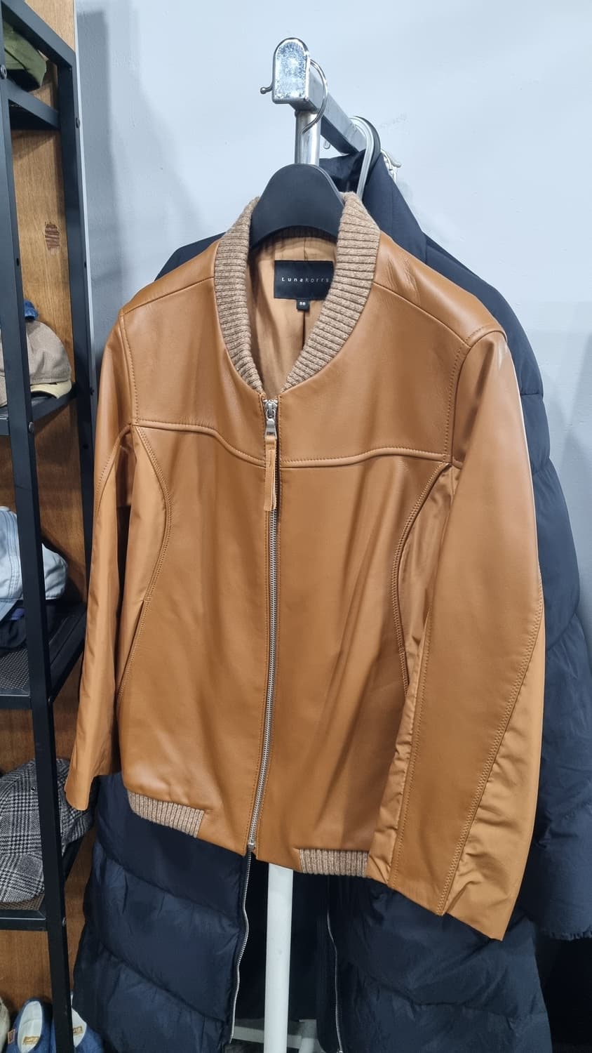루나코어스 여성용 양가죽 울 믹스자켓 55사이즈(가슴단면55) 상태좋음 상품이미지1