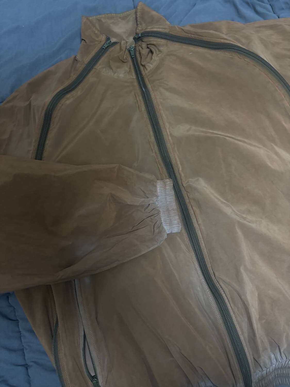 다이리쿠 서프 빈티지 스키 블루종 더트 브라운 상품이미지3