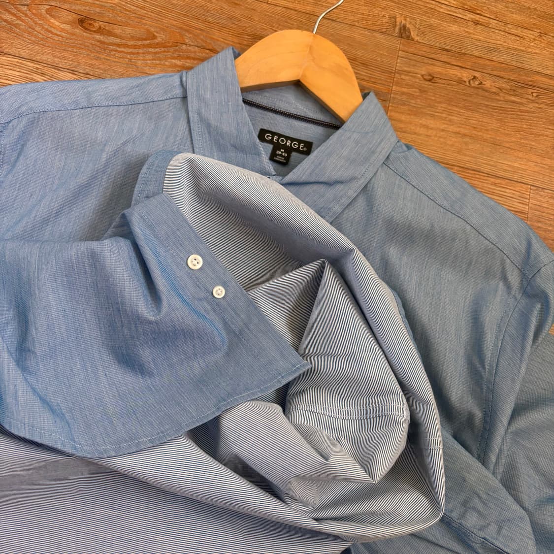 새제품급 GEORGE 조지 셔츠 M 100 스판 스트레치  상품이미지4