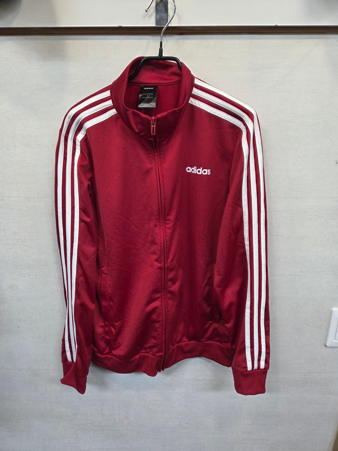  아디다스 트랙탑 져지 버건디 L 상품이미지1