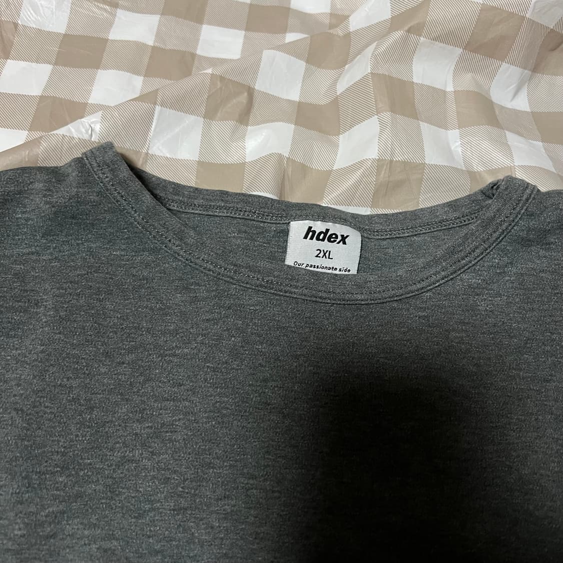 하덱스 HDEX 반팔 회색 2XL 에이치덱스 운동복 트레이닝복 상품이미지2