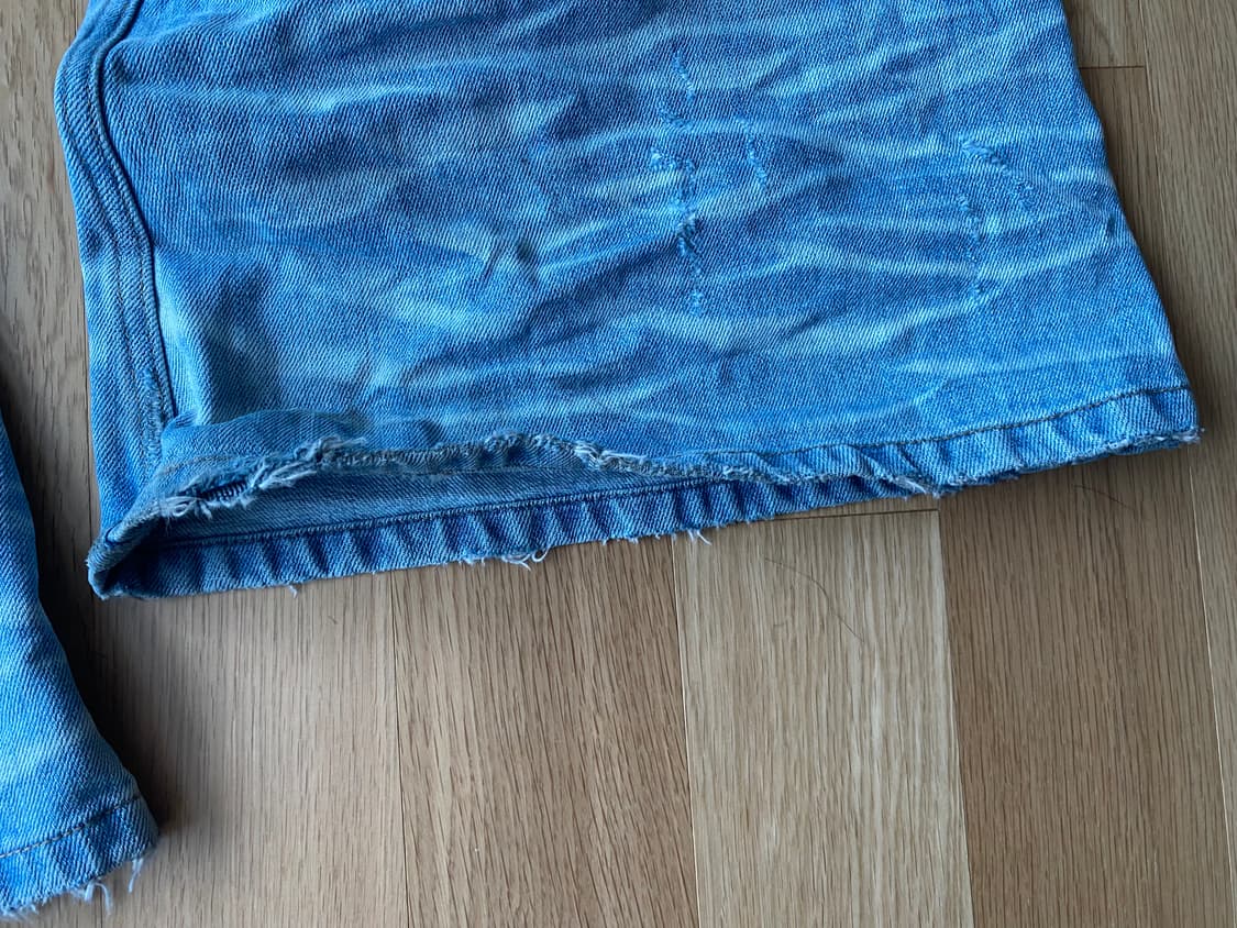 언더마이카 연청 플레어진 상품이미지4