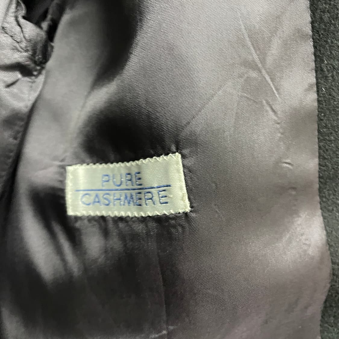 지방시 캐시미어 블랙 코트 48 상품이미지4