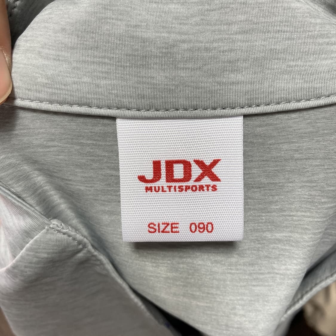 JDX 여성골프긴팔티셔츠 그레이 90 상품이미지4