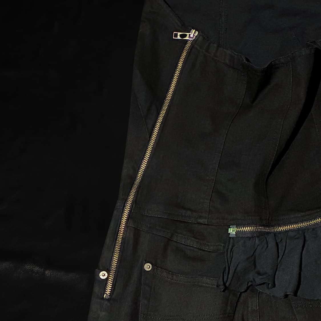 디젤 탱크탑 블랙 미니원피스 상품이미지3