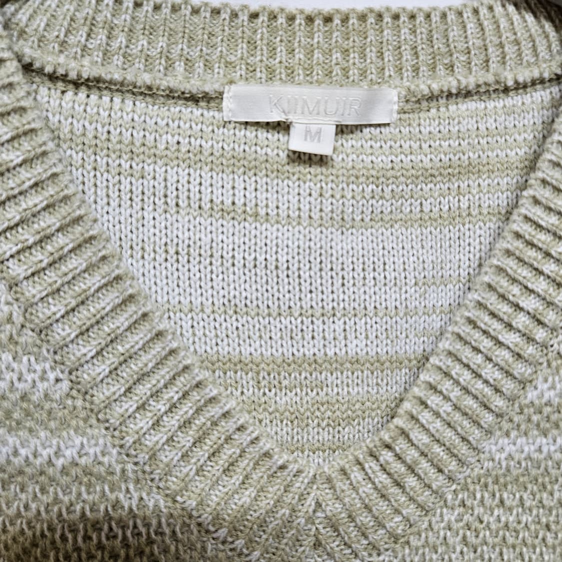 M 키뮤어 스트라이프 니트 배스트 상품이미지3