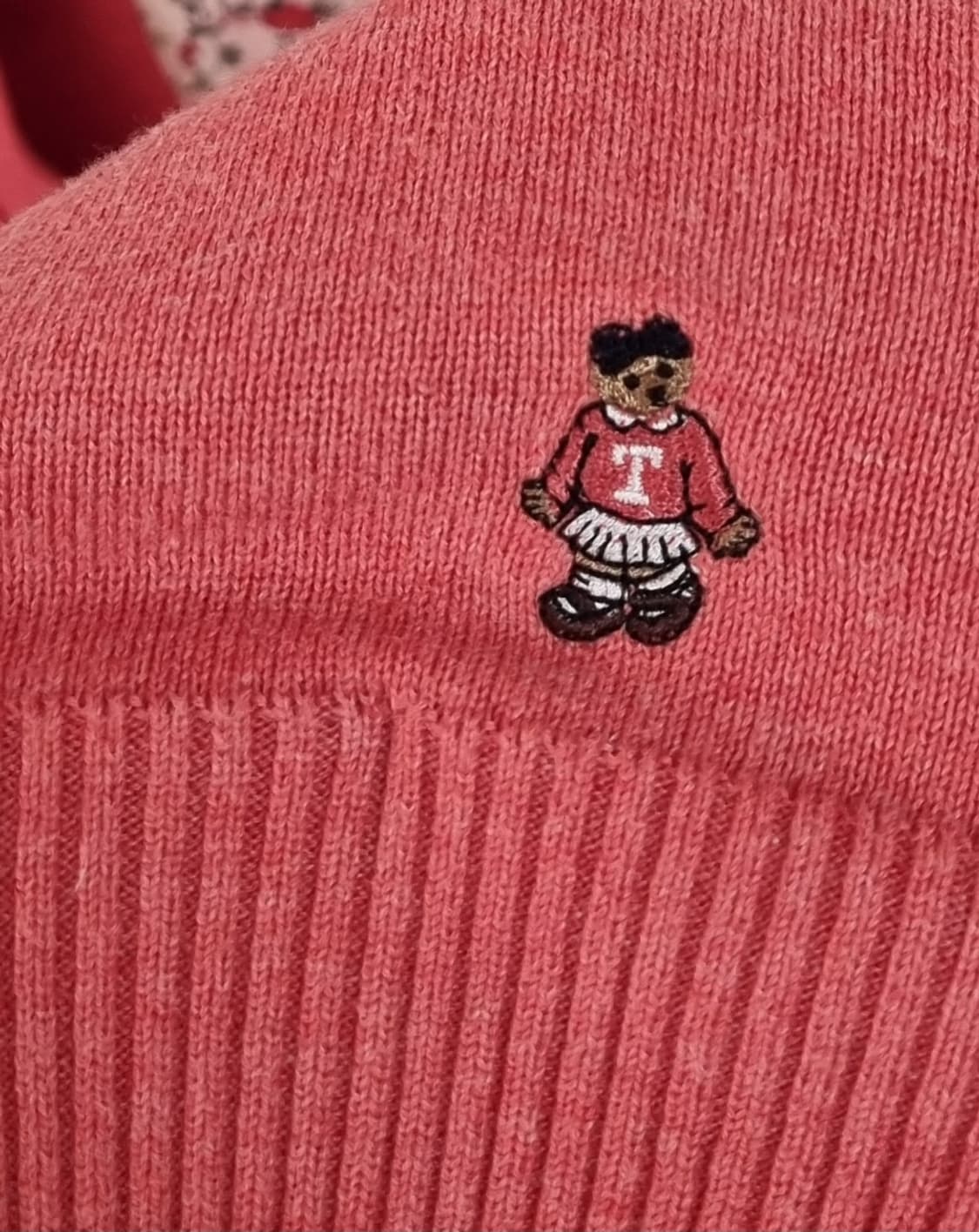 90) 티니위니 핑크 코튼100% 니트 가디건 상품이미지3