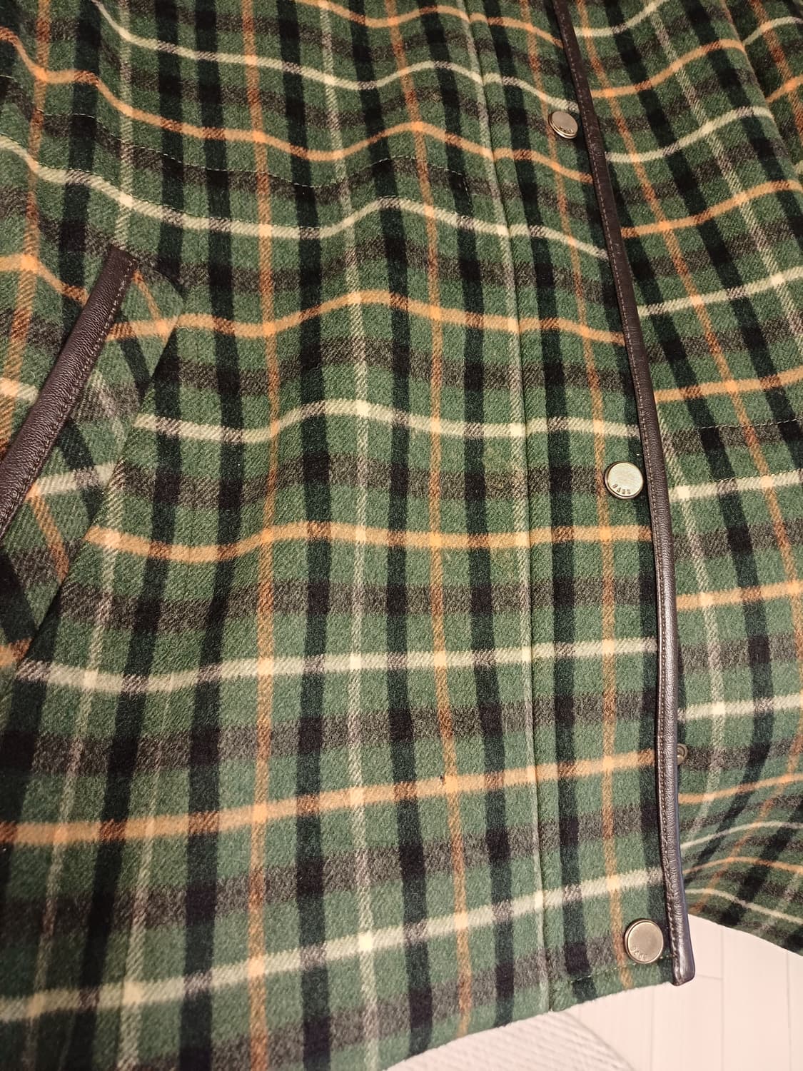 닥스 캐시미어 혼방 누빔 자켓 (가죽상태 최상/여성77) 상품이미지10