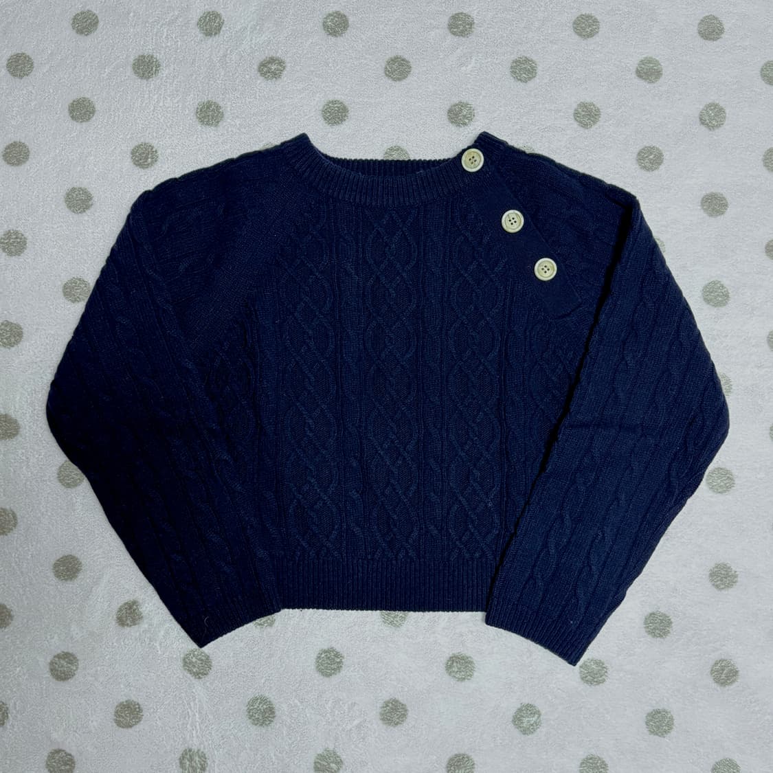 메이비베이비 디어리스트 gennie 니트 네이비 상품이미지1