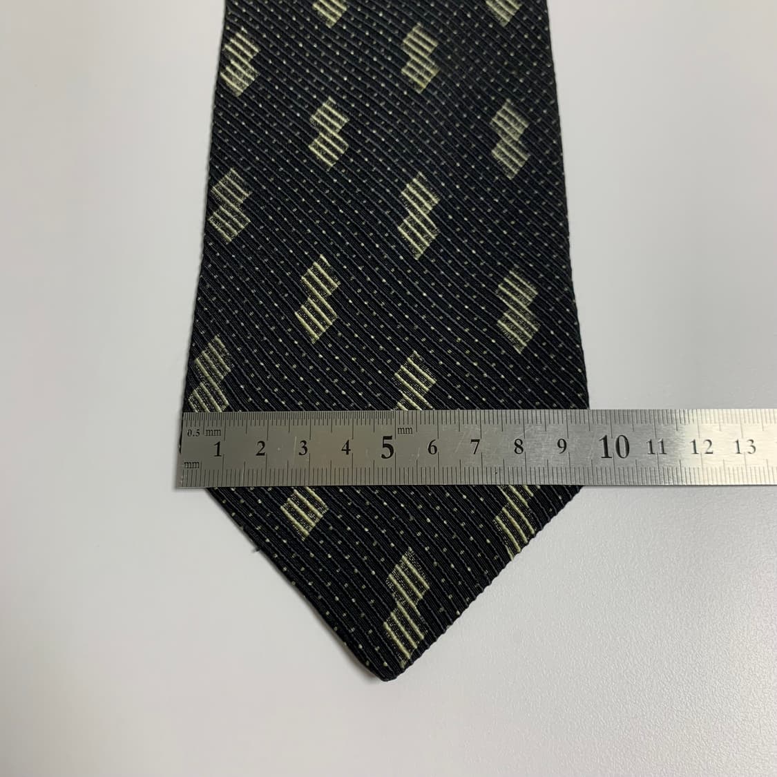 엠포리오 아르마니 명품 블랙 정장넥타이 클래식 빈티지타이 상품이미지10
