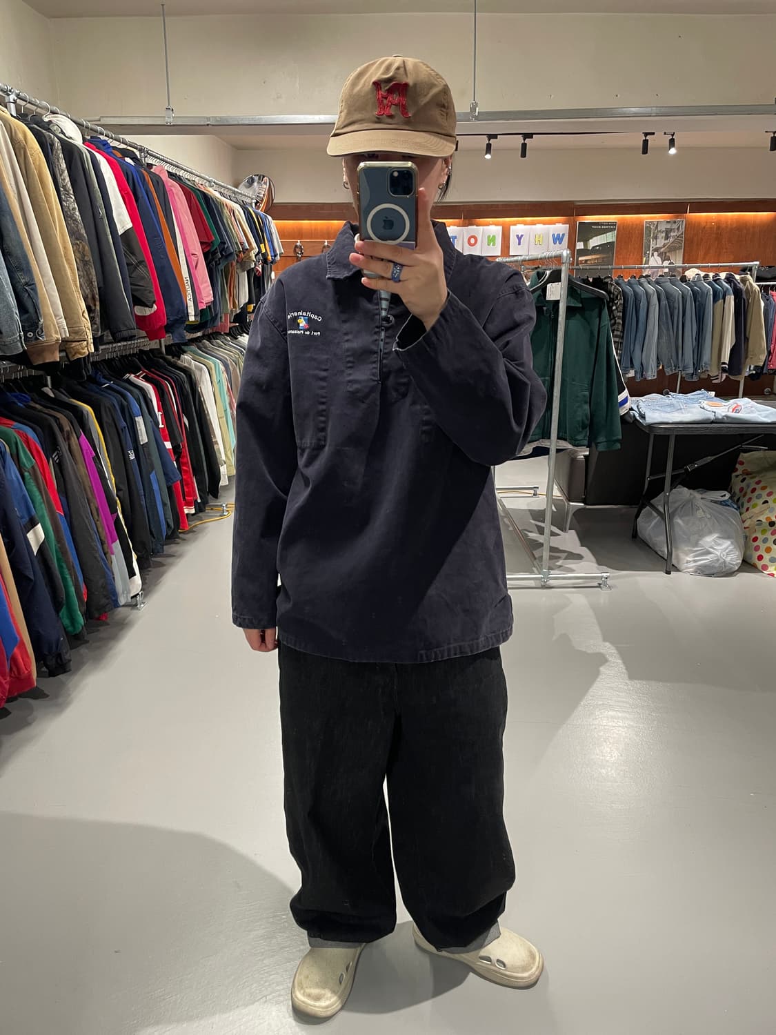 90's 프렌치 워크 아노락 자켓 상품이미지2