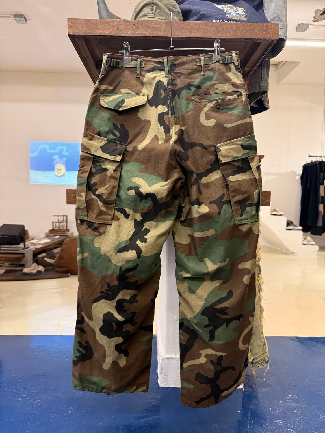 밀리터리 우드랜드 카고 팬츠 상품이미지4
