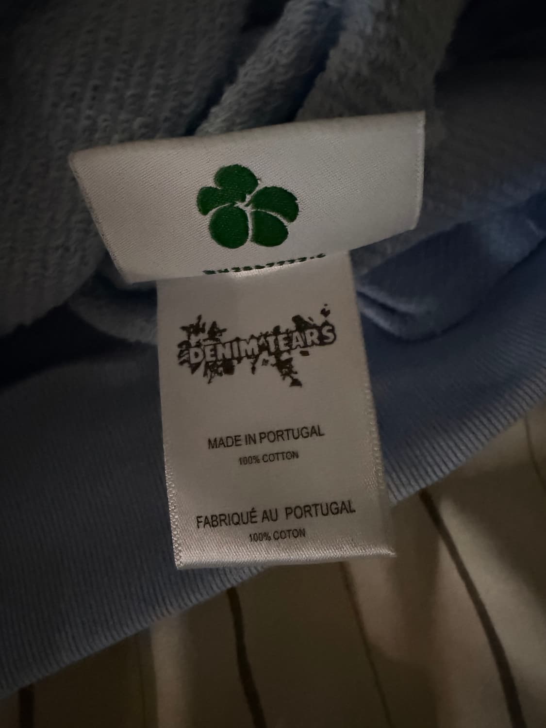 데님티어스 파우더블루 후드티 L사이즈 상품이미지4