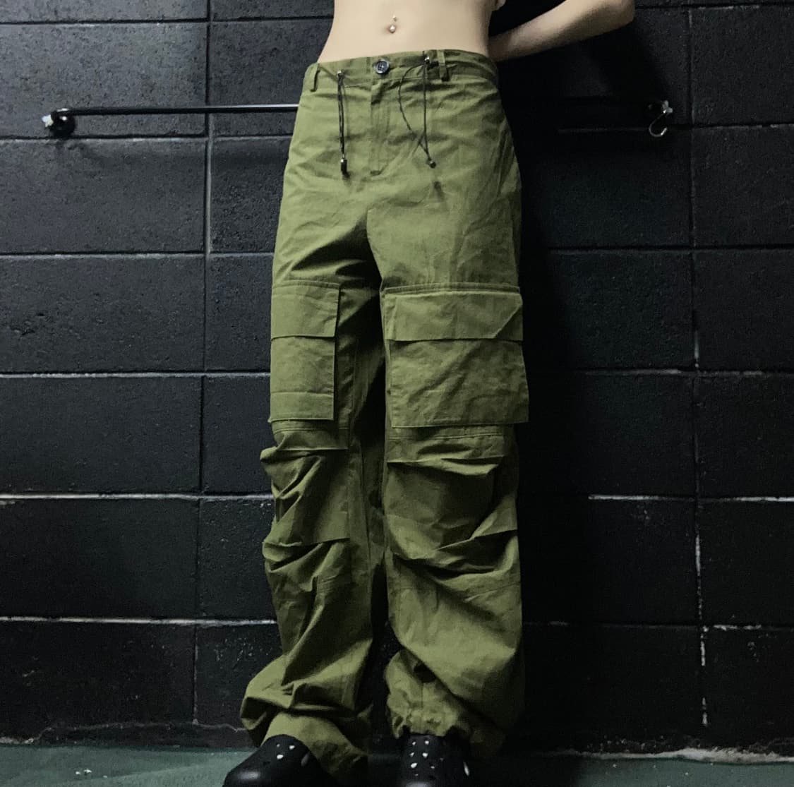 빈티치 카키 카고 팬츠 상품이미지2