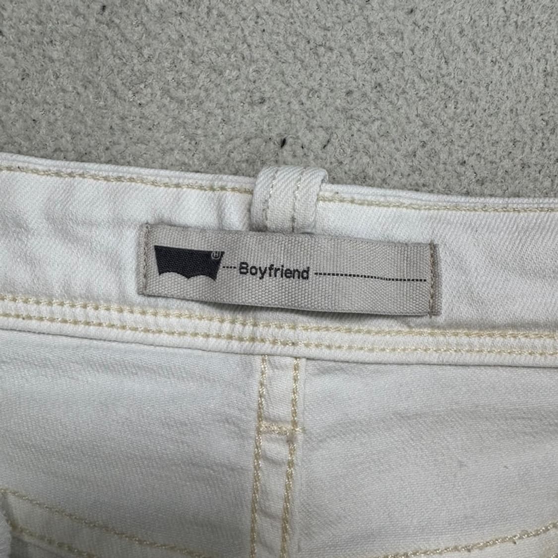 LEVI STRAUSS & CO 화이트 데님 팬츠 W28 상품이미지3