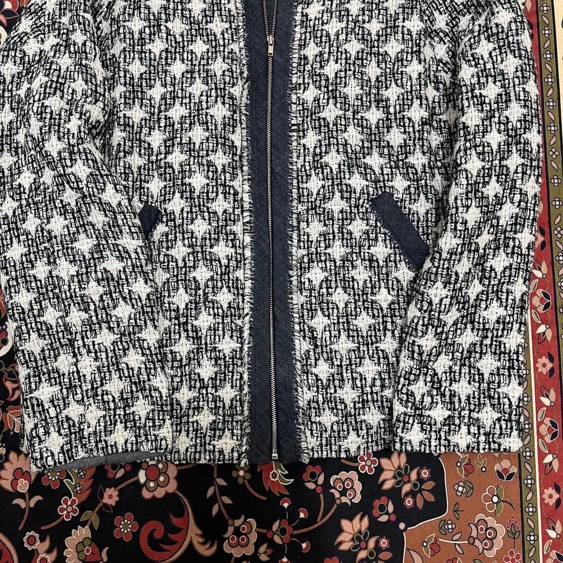 티렌 하운드투스 트위드 집업 가디건 자켓 88-98-165 상품이미지3