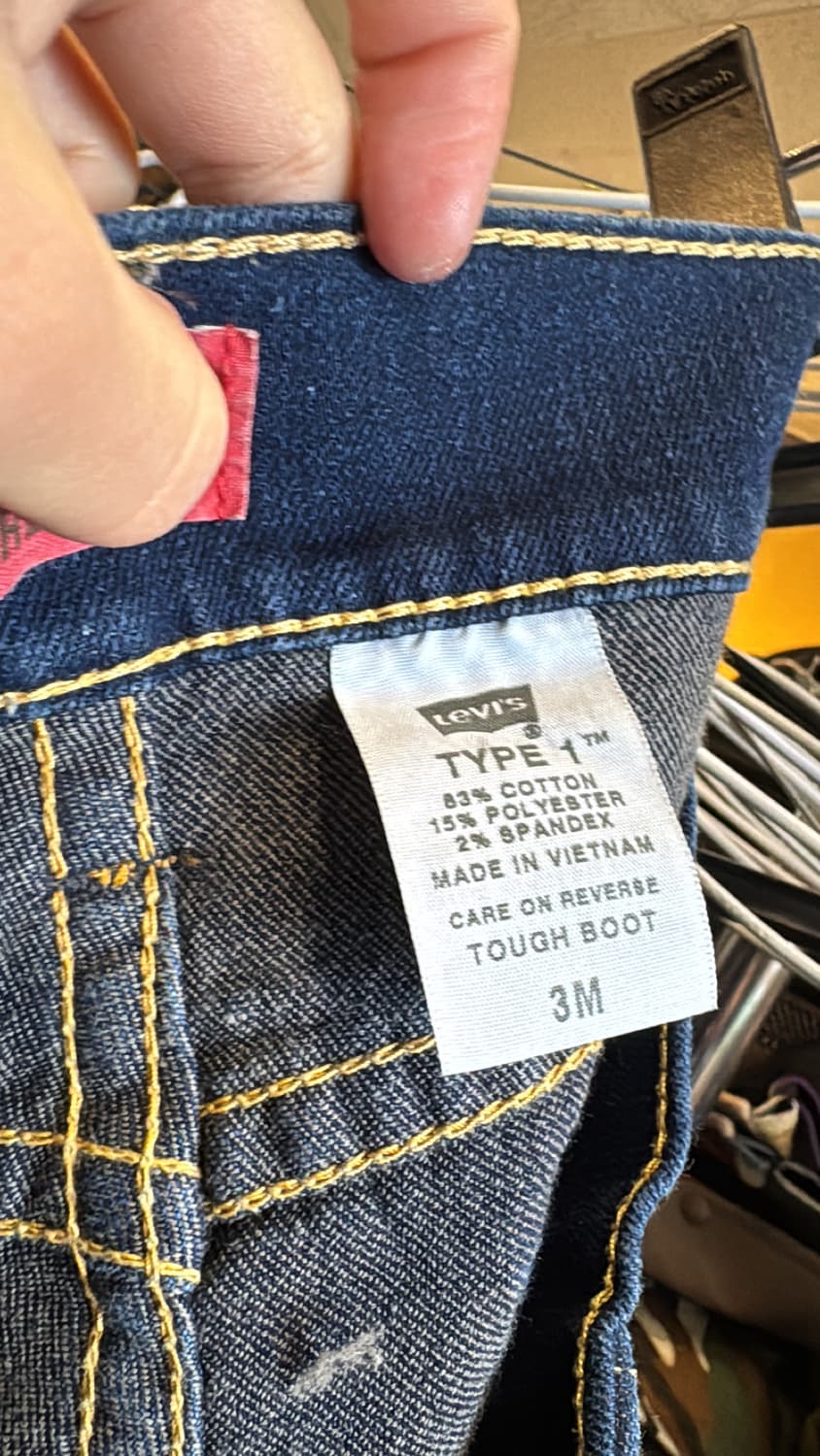 리바이스 type1 부츠컷 바지 상품이미지5