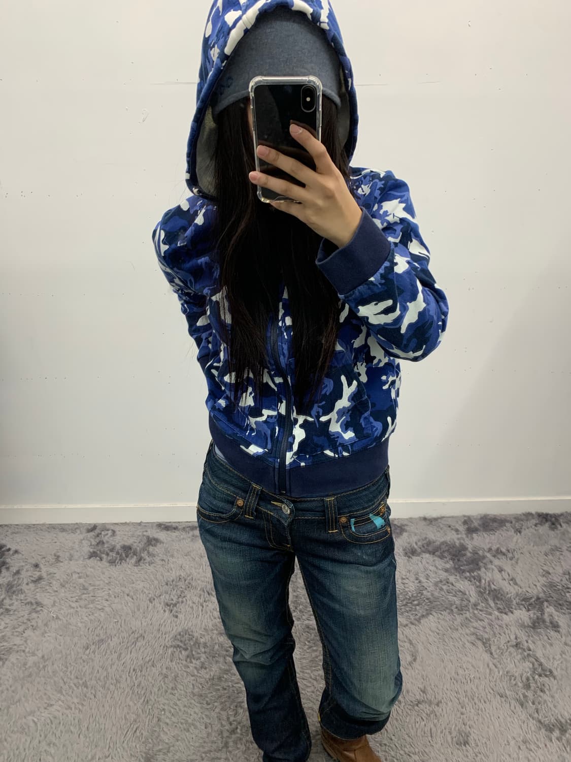 폴로 랄프로렌 포니 카모 후드집업 상품이미지2