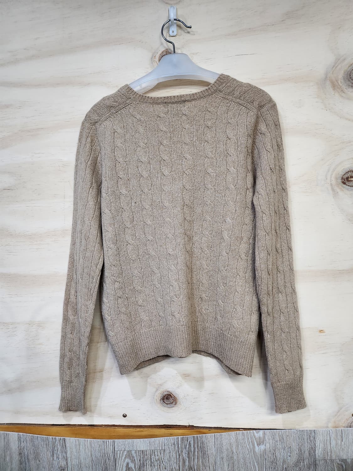 841) 폴로 랄프로렌 POLO 브이넥 케이블 캐시미어블랜드 니트 상품이미지2