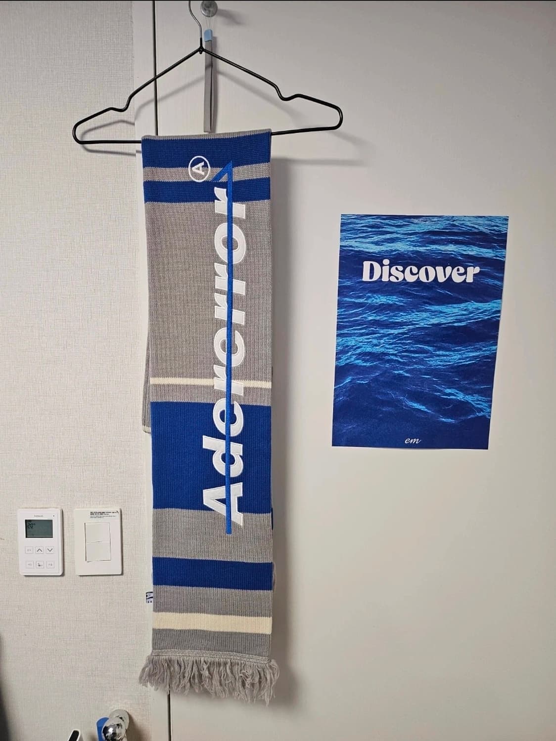 아더에러 19FW 아폴드 머플러 그레이 상품이미지3