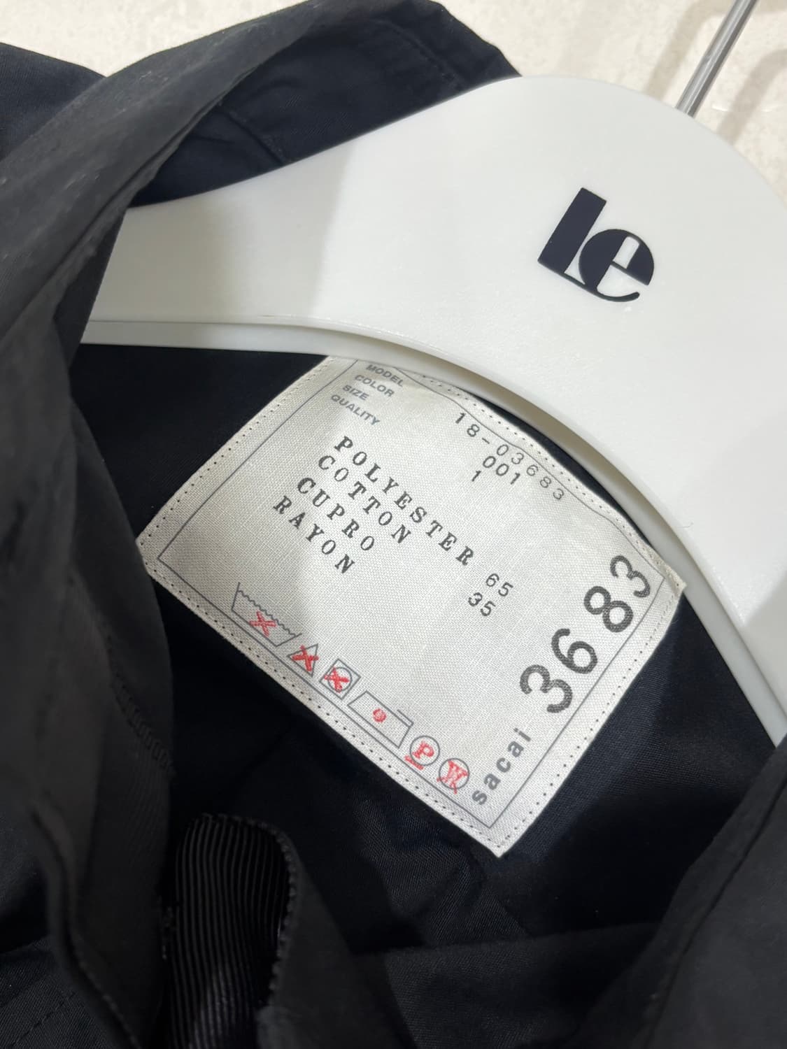 사카이 SACAI 플리츠 레이스 반팔 셔츠 상품이미지3