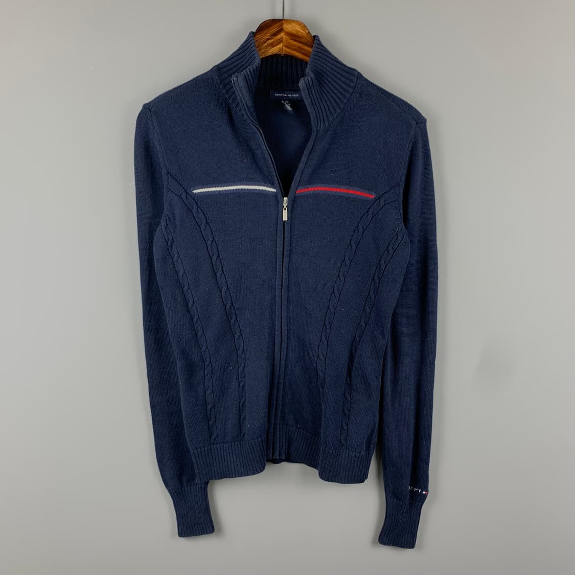 타미힐피거 네이비 가디건 니트집업 상품이미지2