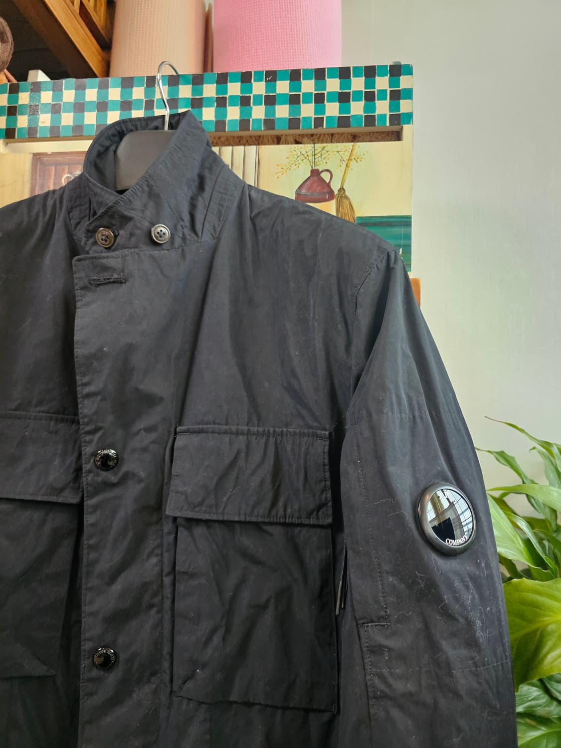 하이넥 씨피컴퍼니 자켓 팔아요 100사이즈 블랙 상품이미지3