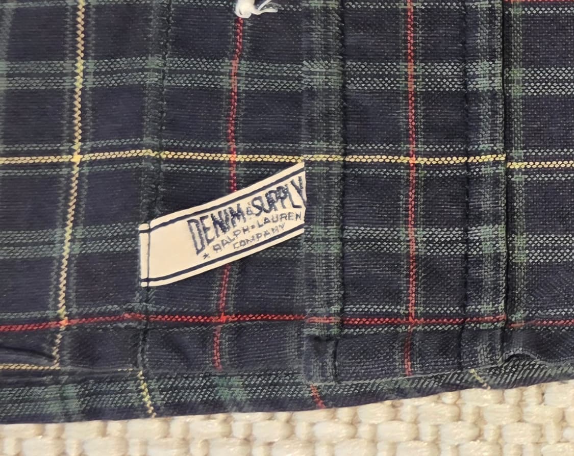 폴로 데님앤서플라이 타탄 체크 셔츠 L  상품이미지5