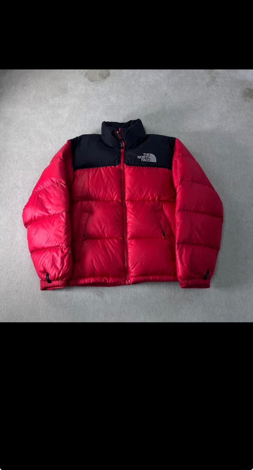 노스페이스 700 패딩 s 레드 상품이미지1