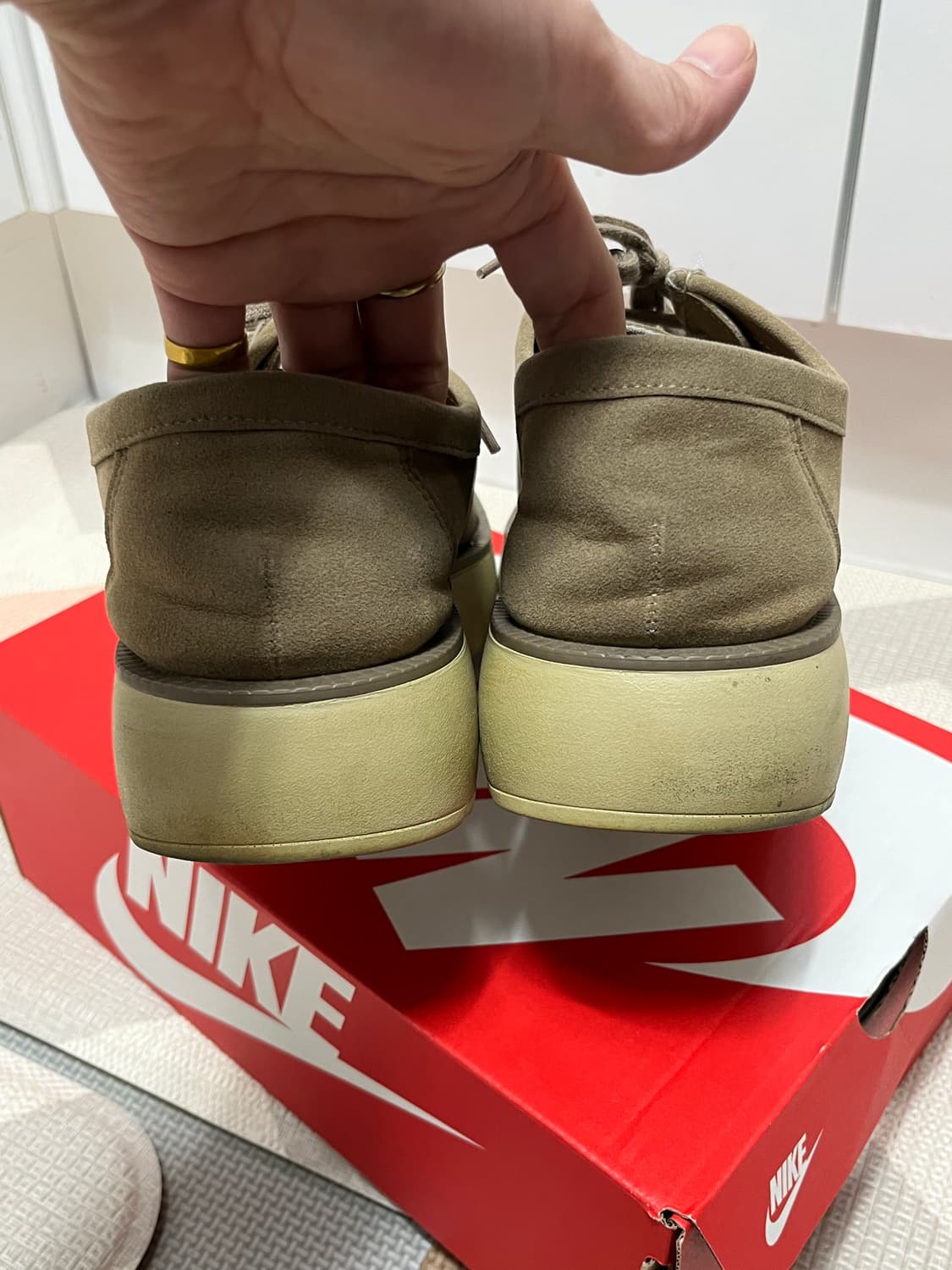 위더로드 스웨이드 모카신 더비슈즈 270 상품이미지4