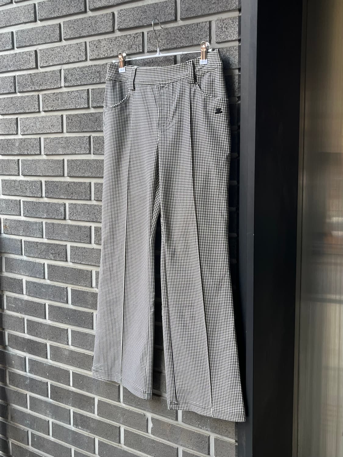 00s COURREGES 하운드투스 로고 팬츠 상품이미지6