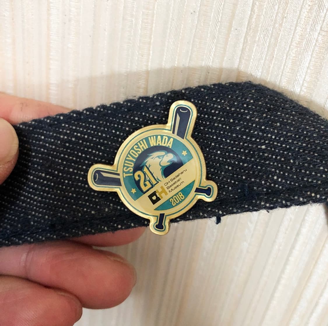 NPB 후쿠오카 소프트뱅크 호크스 데님에코백 상품이미지7