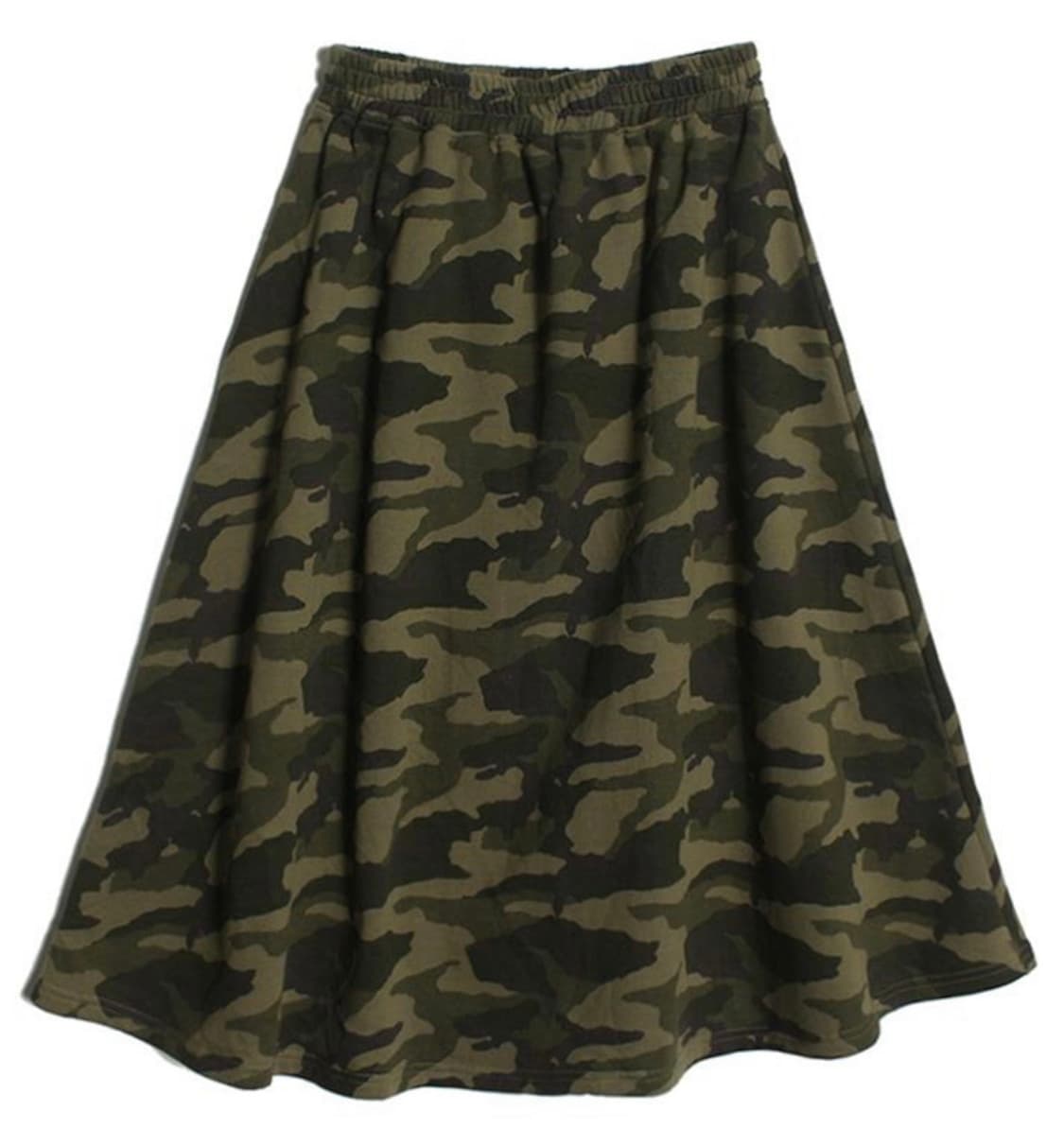 빈티지 카모 스커트 상품이미지1