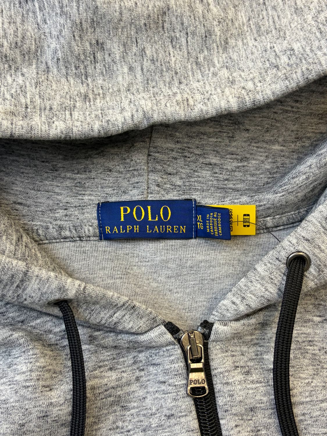 폴로랄프로렌 큐알 라벨 베이직 포니 후드집업 상품이미지4