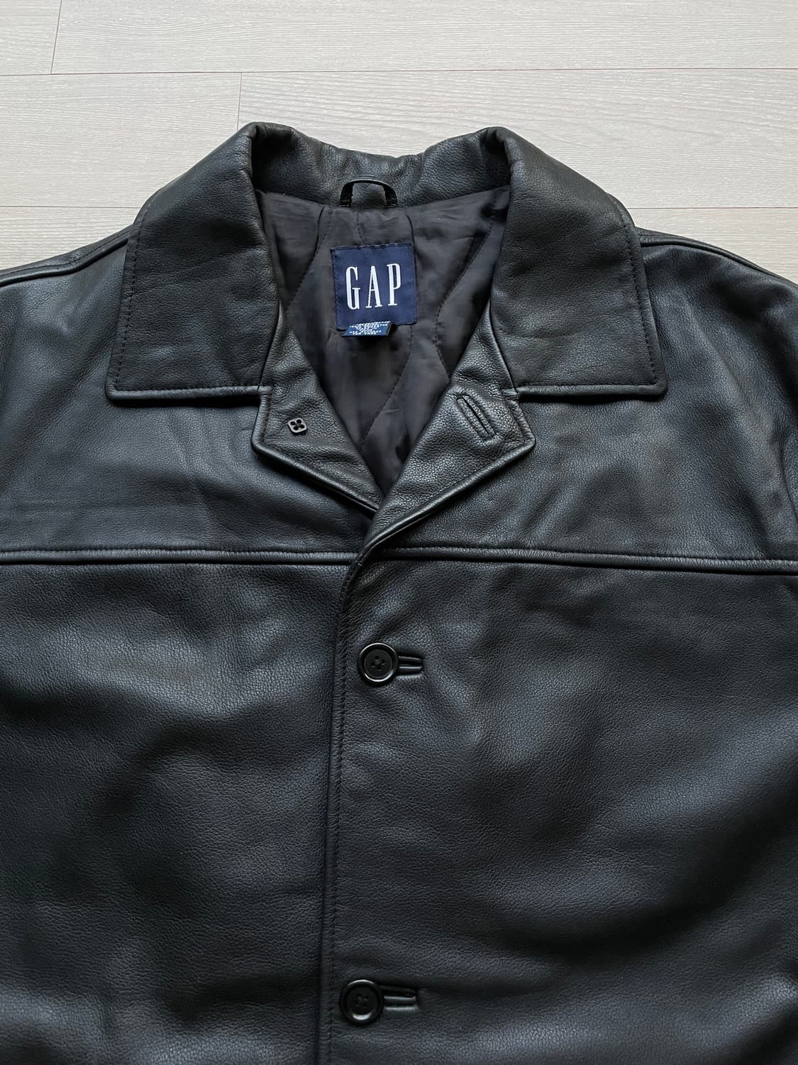90s 올드갭 레더 카코트 gap carcoat 상품이미지3