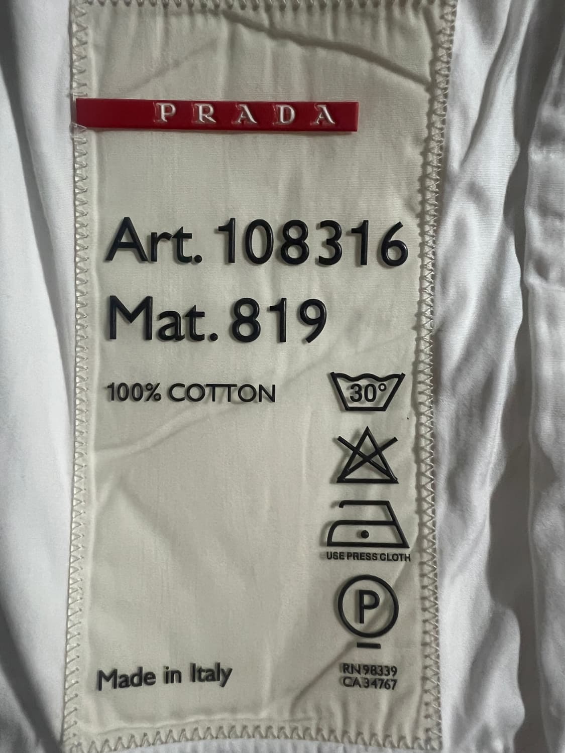 Prada sports 코튼 셔링 자켓 상품이미지2