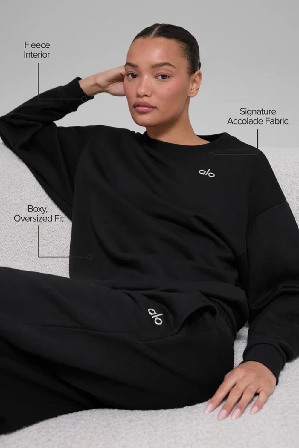 알로 요가 alo Accolade Crew Neck Pullover 상품이미지3