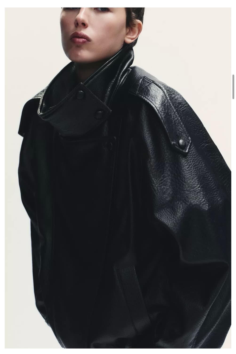 페이크 레더 점퍼 상품이미지3