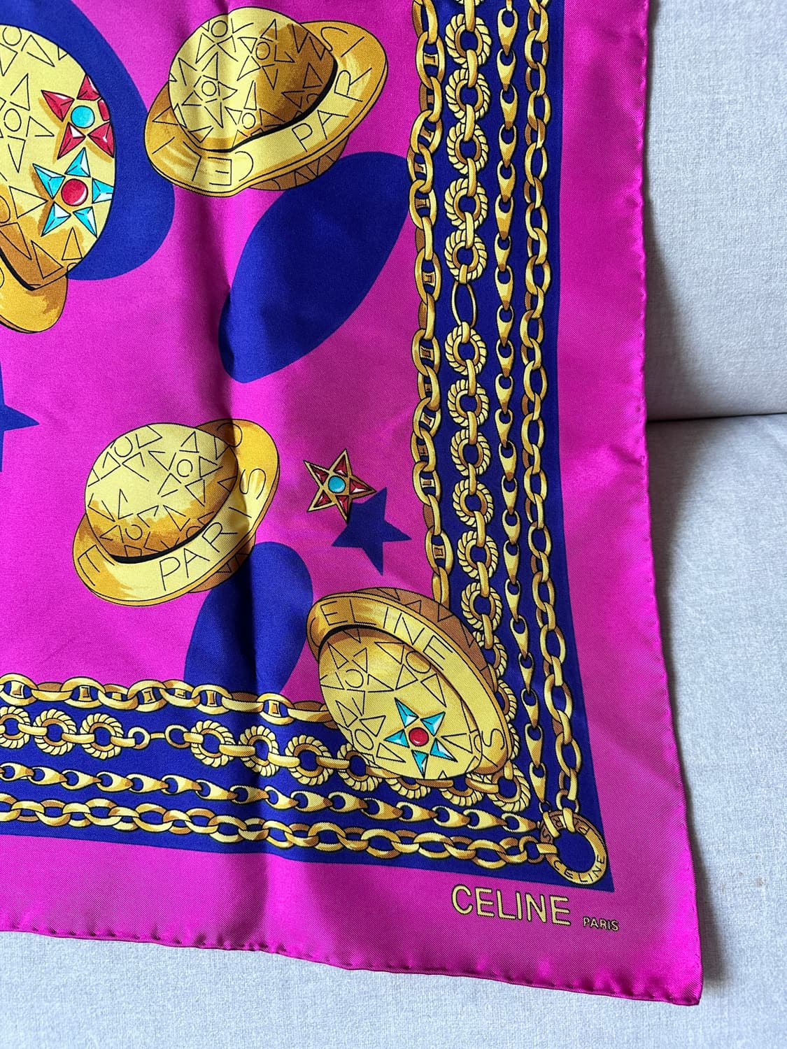 셀린느 실크 스카프 상품이미지4