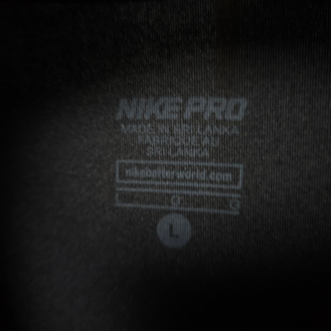 L ) 나이키 프로 여성 긴팔 집업 런닝 티셔츠 상품이미지4