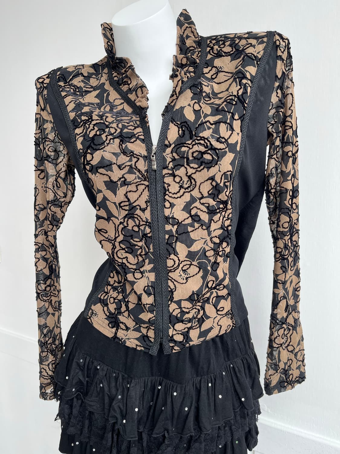 RESPIGHI 고딕 플라워 레이스 집업 상품이미지3